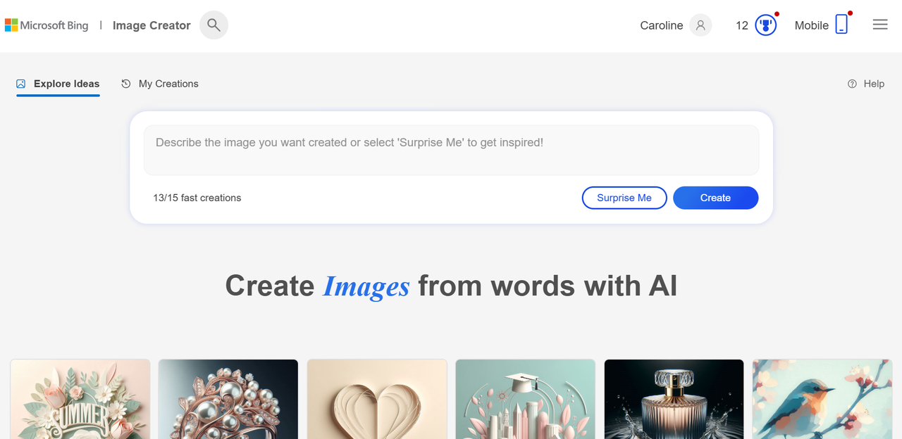 bing image creator