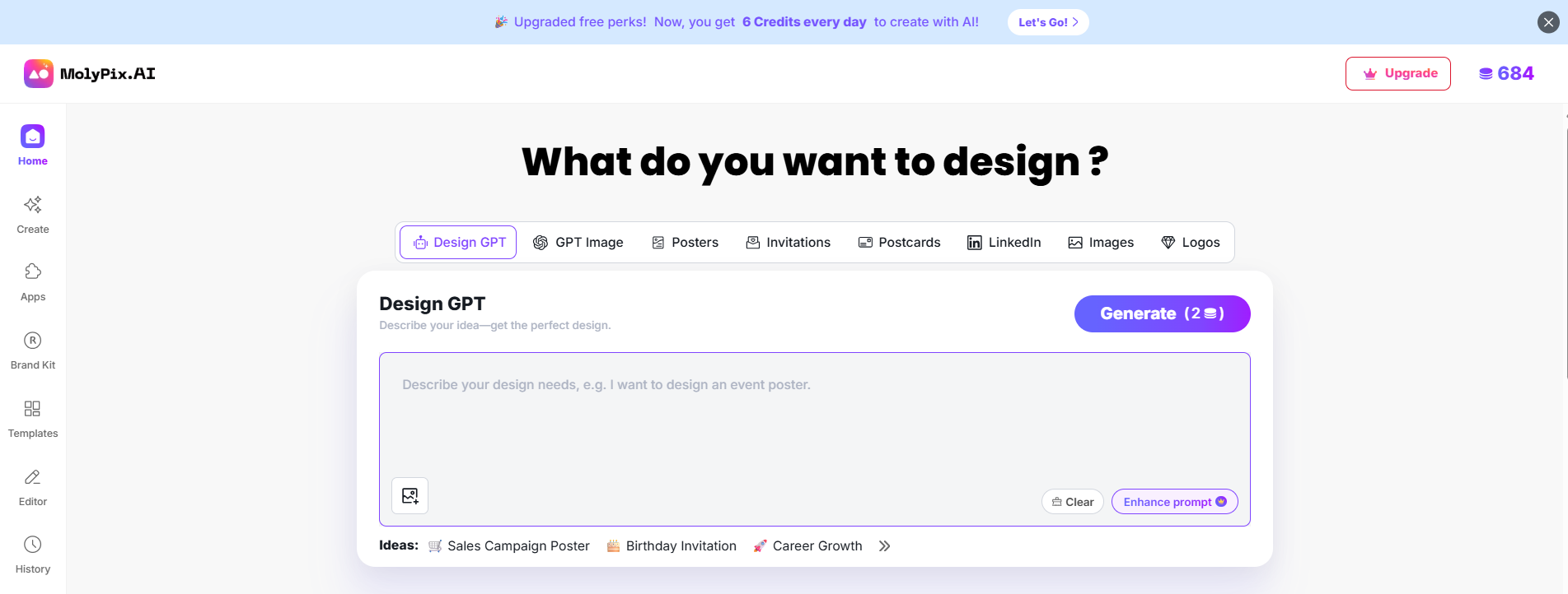 molypix.ai interface