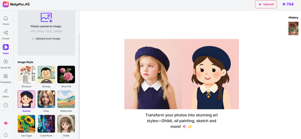 molypix kawaii filter