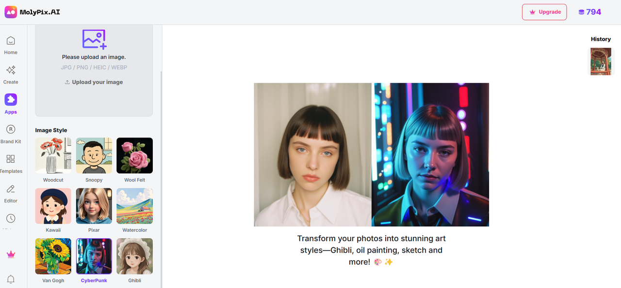 molypix cyberpunk filter