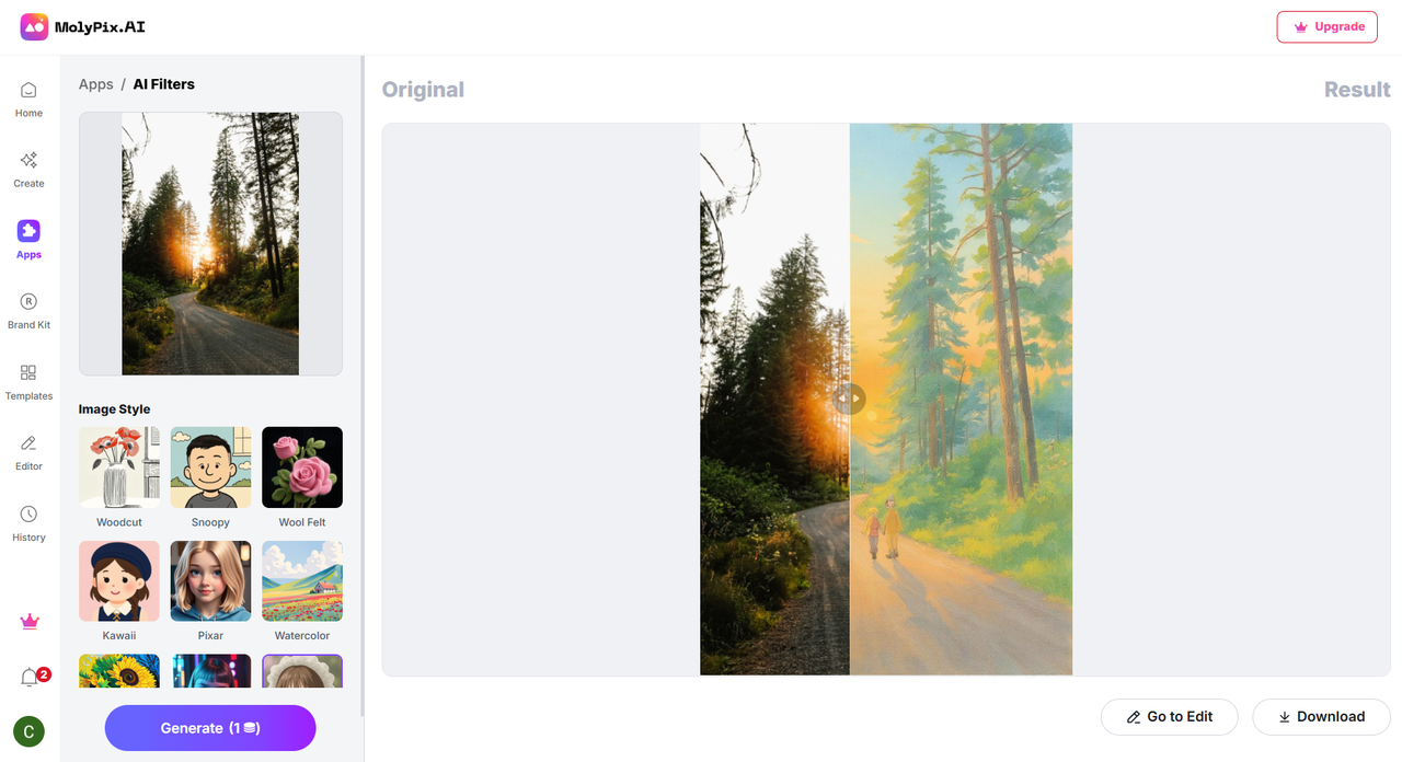 studio ghibli filter