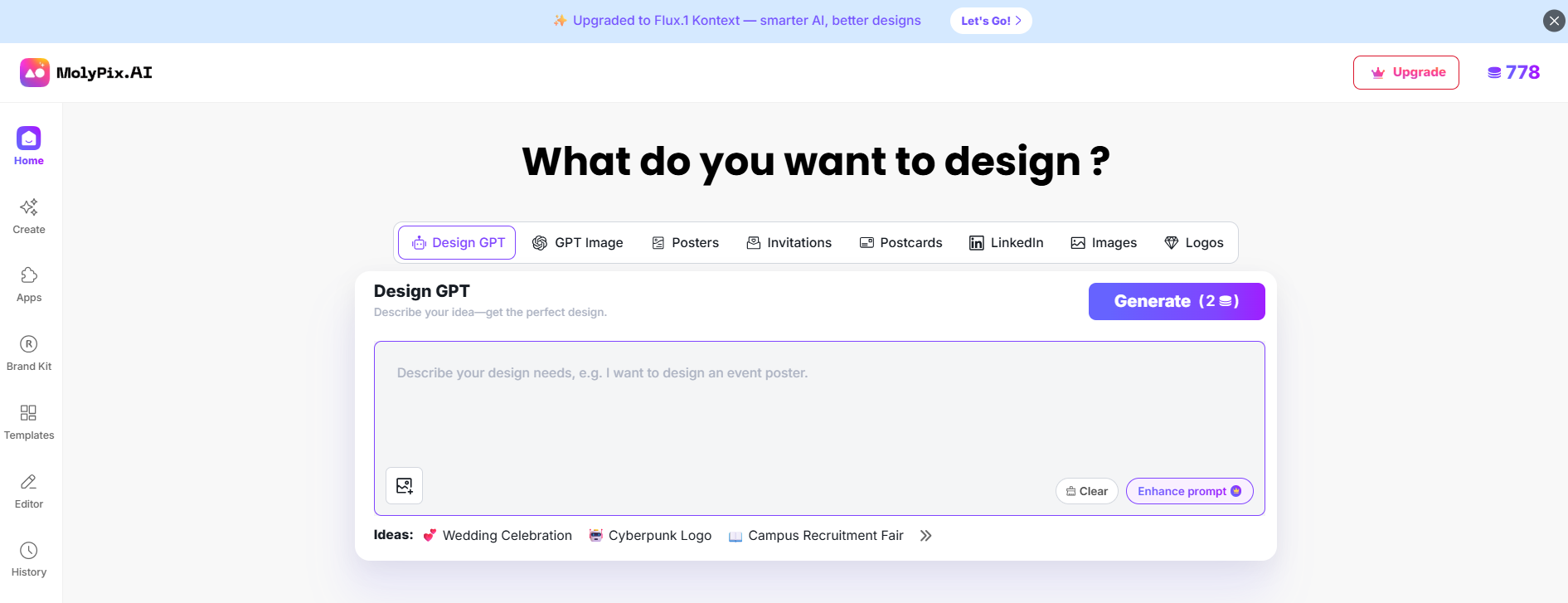 MolyPix.AI Home Page
