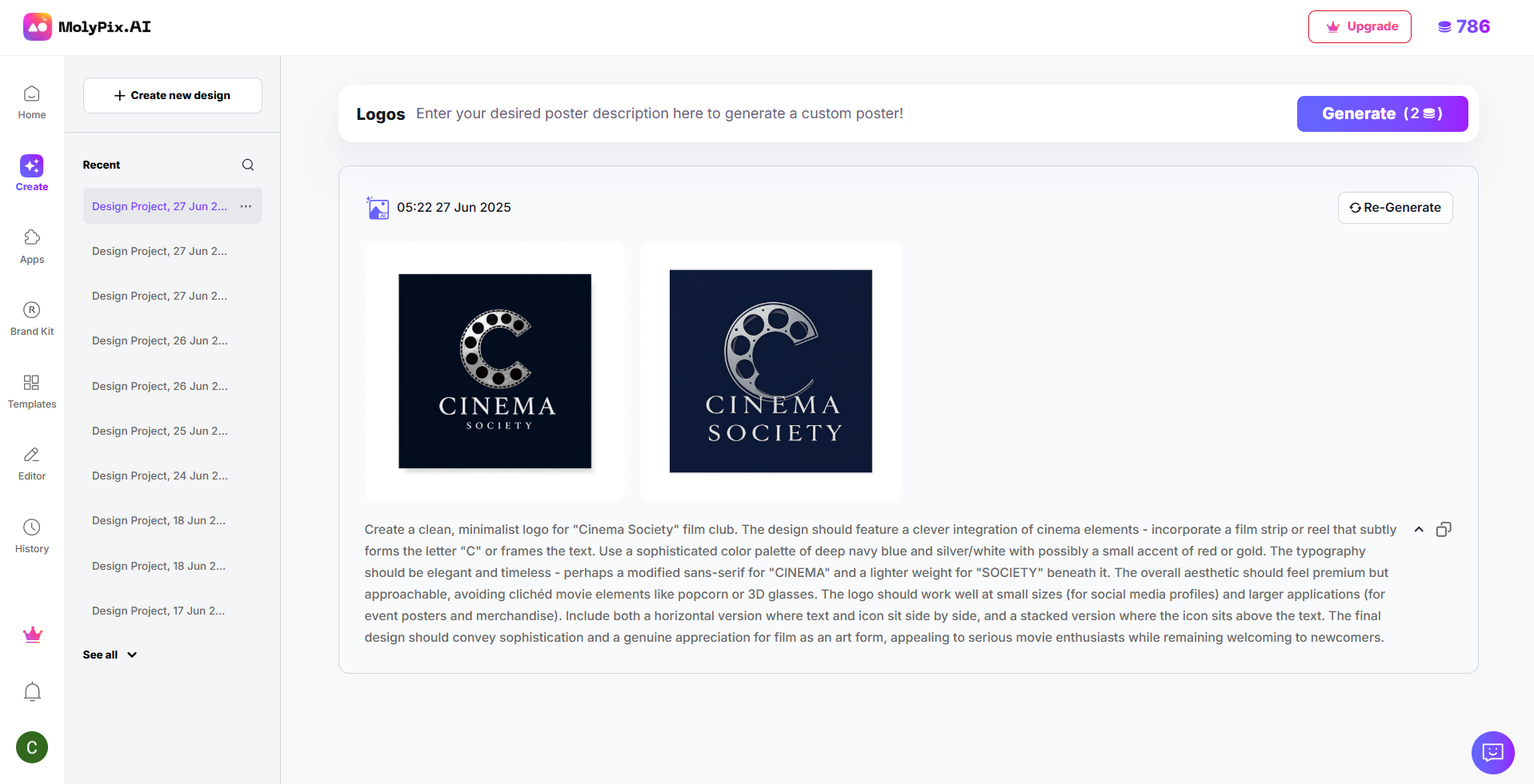 Logo Maker MolyPix.AI