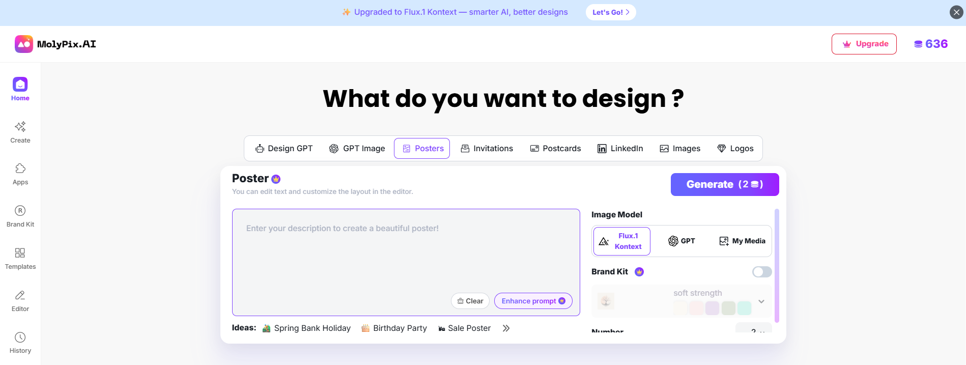 MolyPix.AI Poster Maker
