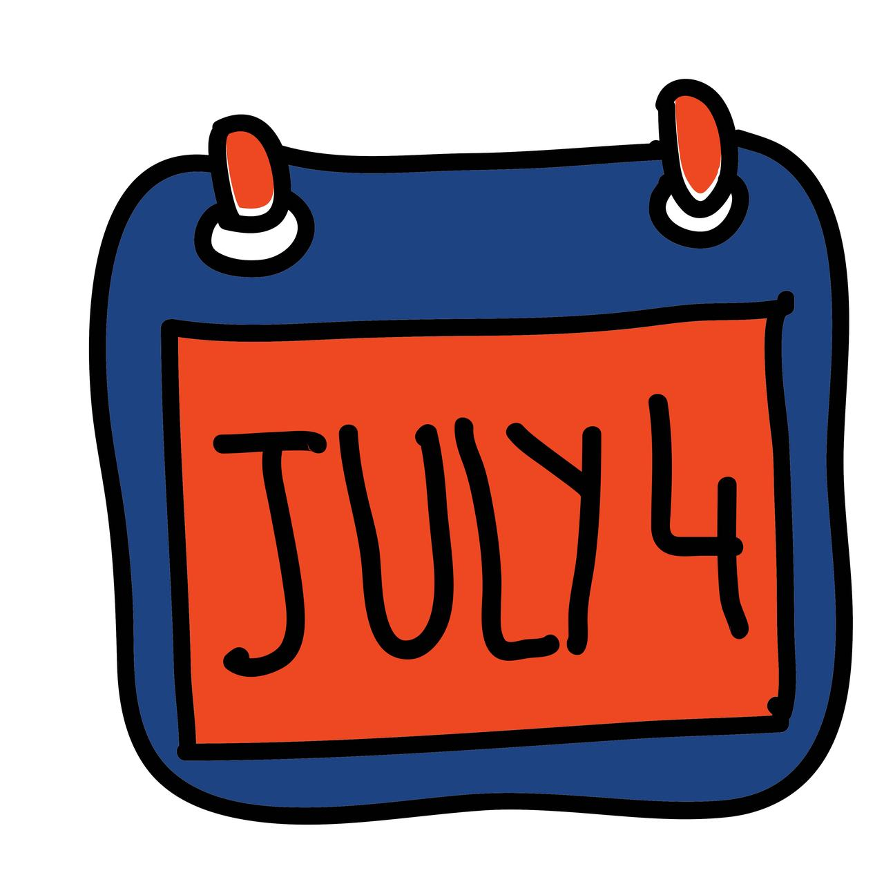 4th of July Patriotic Clipart & Illustrations