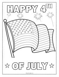 4th of July Printable Coloring Pages
