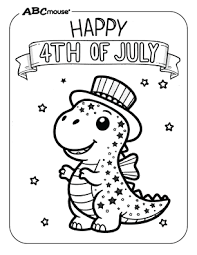 4th of July Printable Coloring Pages