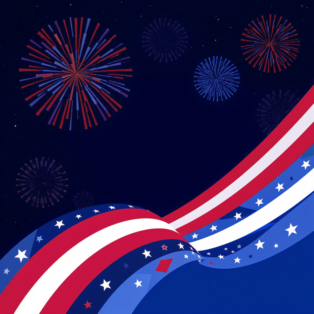 4th of July AI-Generated Images Using MolyPix.AI